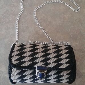Handmade Bargello Mini Shoulder Bag